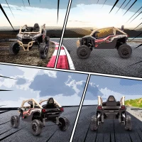 AIYAPLAY ATV Electric pentru Copii 3-8 Ani 12V cu Licență KAWASAKI, Motor Dublu, Telecomandă și Muzică, Galben(m-8)