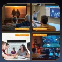 HOMCOM Pantalla para Proyector 213.36 cm con Control Remoto, en PVC y Metal, 212x8x150 cm, Blanco(m-4)