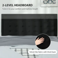 HOMCOM Double Ottoman Bed Frame, with Front Drawer - Black(m-5)