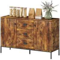 HOMCOM Modern Rustic Brown Sideboard(m-11)