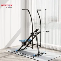 SPORTNOW Stair Stepper for Home Gym Exercise, Vertical Climber Machine with LCD Monitor & Adjustable Pedals for Workout(m-3)