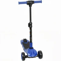 AIYAPLAY Three-Wheel Foldable Electric Scooter for Kids Aged 6-10 Years, Blue(m-11)