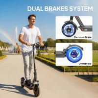 SPORTNOW Foldable Electric Scooter with 350W Motor, Up to 25km/h(m-5)