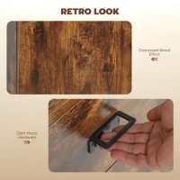 HOMCOM Modern Rustic Brown Sideboard(m-5)