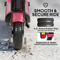 SPORTNOW Electric Scooter for Kids, with LED Display, Pink(m-7)