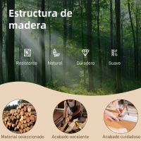 HOMCOM Silla Mecedora de Pana con Respaldo Alto Patas de Madera de Caucho Bolsillos Reposabrazos Estilo Moderno Beige(m-7)