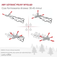 HOMCOM Choinka Sztuczna, Jodła, Realistyczna, Pełna i Buchata, 180 x Φ105 cm, Zielony(m-7)