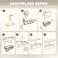 HOMCOM Banc de rangement bout de lit en velours côtelé avec couvercle, pour salon, chambre, entrée, 112 x 42 x 40 cm, gris(m-7)