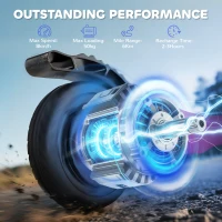 HOMCOM Kids Electric Scooter, Electric Scooters for Kids Ages 6+, 8 KM/H & 6 KM Lightweight E-Scooter, Adjustable Height, Rear Brake - Pink(m-6)