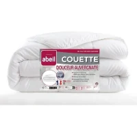 Couette chaude 400gr/m² Douceur Auvergnate - 140 x 200 cm - 1 personne - ABEIL(m-4)