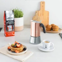 Cafetiere italienne - BIALETTI - NEW VENUS - 6 tasses - 0,24 L - Cuivre(m-3)