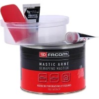 Mastic polyester armé 600g réparation fissures et perforations carrosserie - FACOM - Colle les pieces cassées et les composites(m-2)