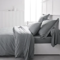 Drap housse Maison Lefebvre DH 2 pers 160x200cm Bonnet 30cm 100% coton 57 fils(m-2)