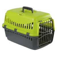 KERBL - Box de transport pour chien - KERBL - Expedition - PVC haute qualité - 48x32x32cm - Vert et gris foncé(m-1)
