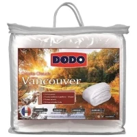 Couette chaude Vancouver - 240 x 260 cm - 400gr/m² - Blanc - DODO(m-3)