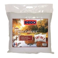 DODO Lot de 2 Oreillers VANCOUVER 60x60cm(m-1)