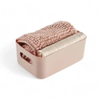 Set de douche - TODAY - UTILITY - Panier, tapis, rideau - Pink(m-1)