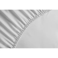 LOVELY HOME Drap Housse 100% coton 160x200x30 cm blanc(m-2)