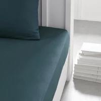 Drap housse Maison Lefebvre DH 2 pers 180x200cm Bonnet 30cm 100% coton 57 fils(m-3)