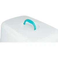 TRIXIE Bac a litiere Vico 40*40*56 cm - Aigue-marine - Pour chat(m-4)