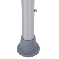 HOMCOM scaun dus, aluminiu, antiderapant, inaltime reglabila(m-14)