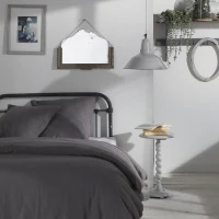 Housse de couette - TODAY - CHARME - Chambray - Gris foncé Capucine - 240 x 220 cm(m-1)