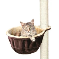 TRIXIE Sac confort pour arbre a chat Ø38 cm  - Brun et beige - Pour chat(m-2)