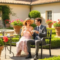 Outsunny Metal Garden Bench Loveseat with Slatted Seat, Black(m-7)