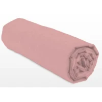 Drap-housse - LOVELY HOME - LH71624 - 160x200+35 cm - Rose(m-1)