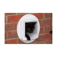 SUREFLAP Grande Chatiere a Puce électronique Connecté - Blanc - 178 mm x 170 mm (Livré sans le Hub)(m-3)