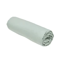 Drap housse TODAY Essential - 90 x 190 cm - 1 personne - 100% Coton uni - Celadon(m-1)