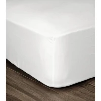 LOVELY HOME Drap Housse 100% coton 90x190x25 cm blanc(m-1)