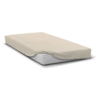 Drap housse - HOME LINGE PASSION - HP72113 - Microfibre 82 g - 180 x 200 cm - Bonnet 30 cm - Beige ivoire(m-1)