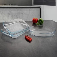 Plat a lasagnes - PYREX - 1450032 - Rectangulaire - En verre borosilicate - 35 x 23 cm(m-4)