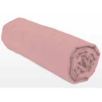 Drap-housse - LOVELY HOME - LH71627 - 160x200+30 cm - Rose(m-1)