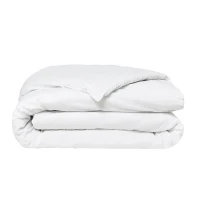 Housse de couette TODAY Essential - 140 x 200 cm - 1 personne - 100% Coton uni - Craie(m-3)