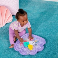 DISNEY BABY -ARIEL- Tapis d'eau pour bébé, jeu sensoriel et d'éveil?, gonflable, facile a nettoyer, pliable, jouets des la naissance(m-4)