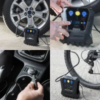 Compresseur programmable 12V de 0.05 bars a 7 bars - MICHELIN -  Programmable - voiture, moto, vélo, ballons, matelas pneumatiques(m-2)