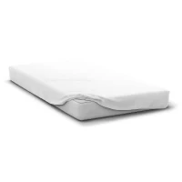 Drap housse - HOME LINGE PASSION - HP71764 - 140 x 190 cm + 30 cm bonnet - Microfibre - 82 g - Blanc(m-1)