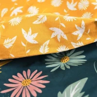 Parure de lit - TODAY - Sunshine - 119461 - 2 personnes - 240x220cm - Coton - Imprimé 11.42(m-2)