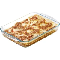 Plat a lasagnes - PYREX - 1450032 - Rectangulaire - En verre borosilicate - 35 x 23 cm(m-2)
