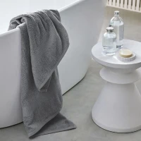 TODAY Essential - Maxi drap de bain 90x150 cm 100% Coton coloris acier(m-3)
