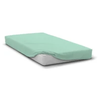 Drap housse - HOME LINGE PASSION - HP72109 - Microfibre 82 g - 180 x 200 cm - Bonnet 30 cm - Vert d'eau(m-1)