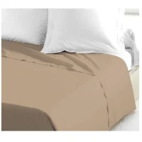 LOVELY HOME Drap Plat 100% coton 240x300 cm beige(m-2)