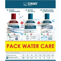 Traitement aquarium - CIANO - Pack Water Care 3 x 100 ml - Eau cristalline, santé poissons, entretien rapide(m-2)