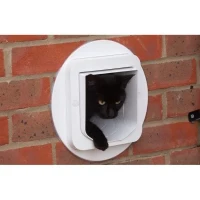 SUREFLAP Chatiere a puce électronique - Blanc - 142 mm x 120 mm (Mémorisation d'un maximum de 32 puces)(m-5)