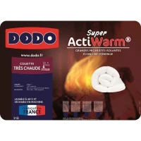 DODO Couette tres chaude 450g/m² SUPER ACTIWARM 200x200 cm blanc(m-3)