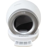 KITTY - Litiere autonettoyante pour chats 65 L démontable et lavable - Connectivité APP- 57 x 50 x 53 cm(m-2)