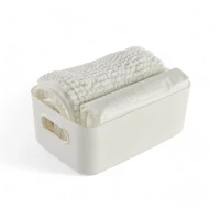 Set de douche - TODAY - UTILITY - Panier, tapis, rideau - White(m-1)