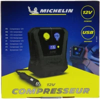 Compresseur mini 12V digital - MICHELIN - Gonflage de 0.05 bars jusqu'a 3.5 bars(m-3)